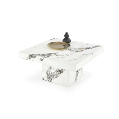 MONOLIT COFFEE TABLE, WHITE MARBLE